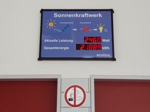 Großdisplay Nachher